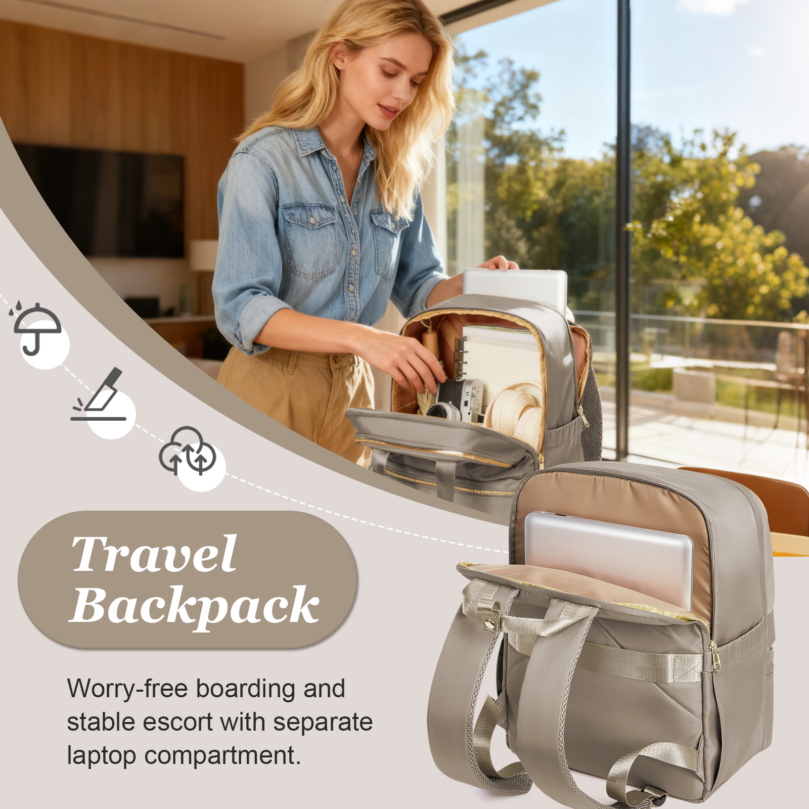 Ryanair 40x30x20 sac à dos de  - Canvas Backpack Casual avis et prix