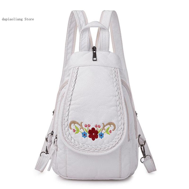 Sac à dos en cuir PU souple po - Fashion Backpack Women avis et prix